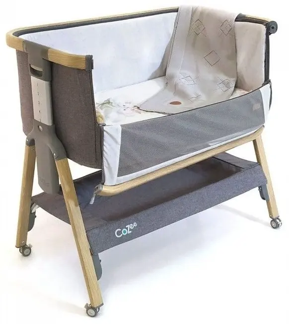 Приставная кровать Tutti Bambini Cozee, для детей от 0 до 6 мес. продольный маятниковый механизм