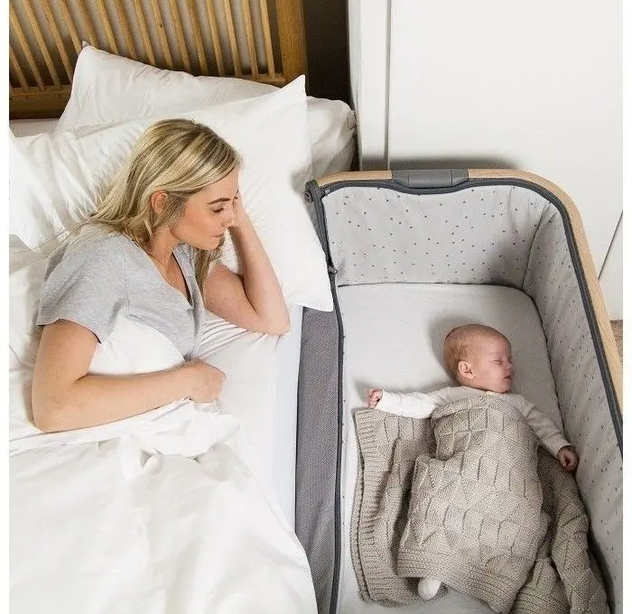 Приставная кровать Tutti Bambini Cozee, для детей от 0 до 6 мес. продольный маятниковый механизм