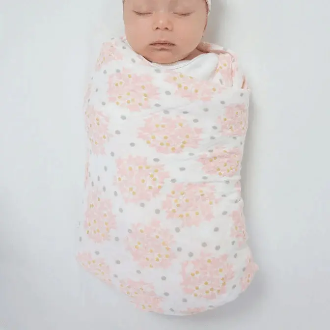 Пеленка текстильная Swaddle Designs Heavenly Floral Pinks with Touch of Gold Shimmer SDM-181P, 3 шт, 118x118 см купить,NaN
