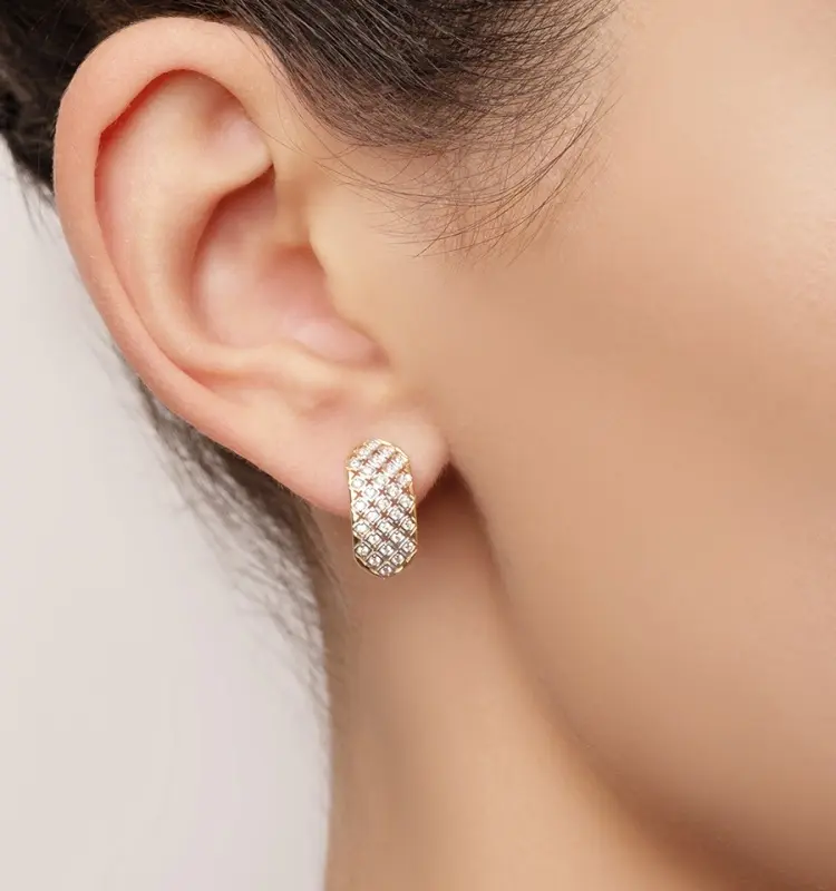 Серьги Династия 000412-1102 вес 2.41 г золото, фианит купить,163880