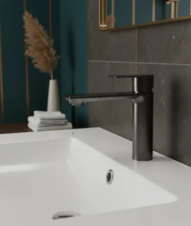 Смеситель ESKO White House ESKO Ekaterinburg EK26GM, нержавеющая сталь, цвет оружейная сталь купить,61000