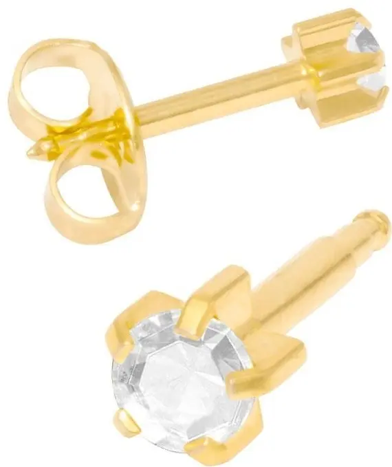 Серьги STUDEX медицинская сталь, цирконий купить,NaN