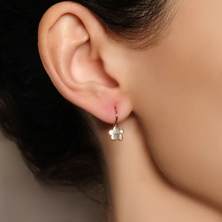 Серьги Zlato Z2-10601 вес 1.74 г золото, фианит купить,118320