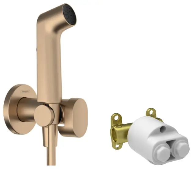 Hansgrohe гигиенический душ S 1jet, EcoSmart+ с монтажной частью (29232140), абс-пластик купить,NaN