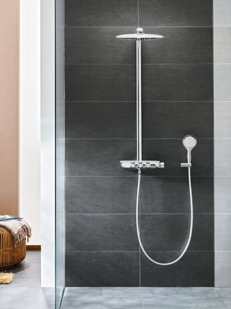 Grohe душевая стойка Rainshower SmartControl 360 DUO с термостатом, абс-пластик купить,NaN