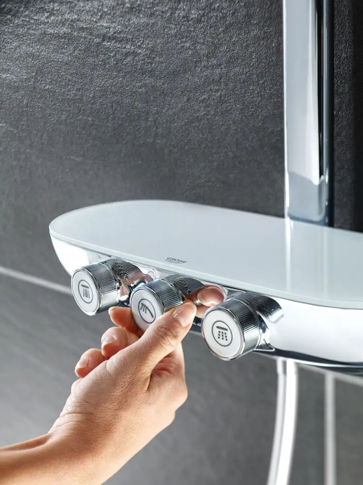 Grohe душевая стойка Rainshower SmartControl 360 DUO с термостатом, абс-пластик купить,NaN