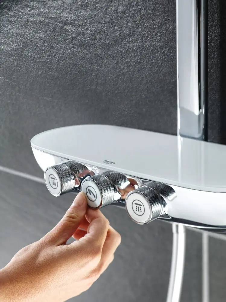 Grohe душевая стойка Rainshower SmartControl 360 DUO с термостатом, абс-пластик купить,NaN