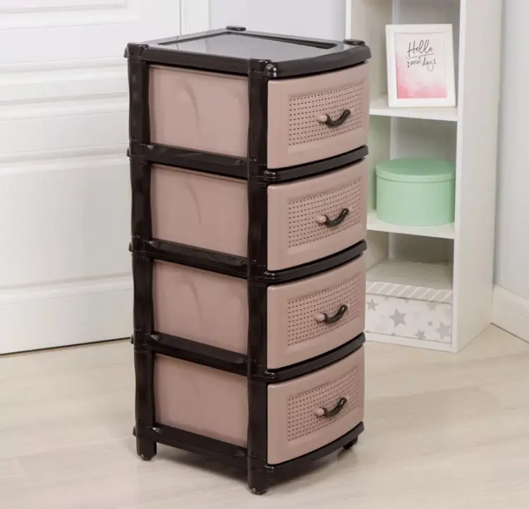 Детский комод 1356/abl055/k, 38x48x98 см, коричневый купить,NaN