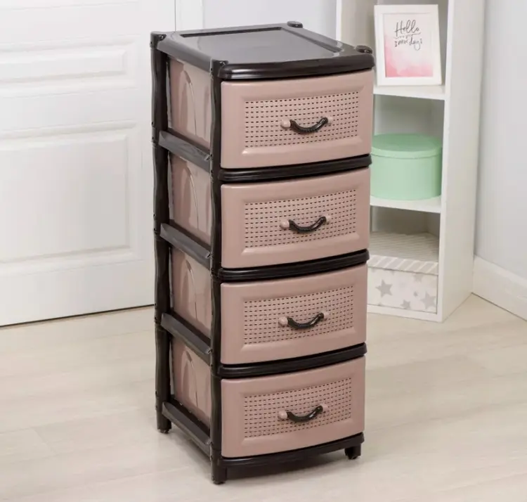 Детский комод 1356/abl055/k, 38x48x98 см, коричневый купить,NaN