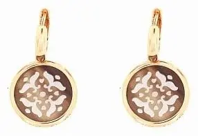 Серьги Tirisi TM7006HORNP вес 2 г золото, бивень мамонта купить,886700