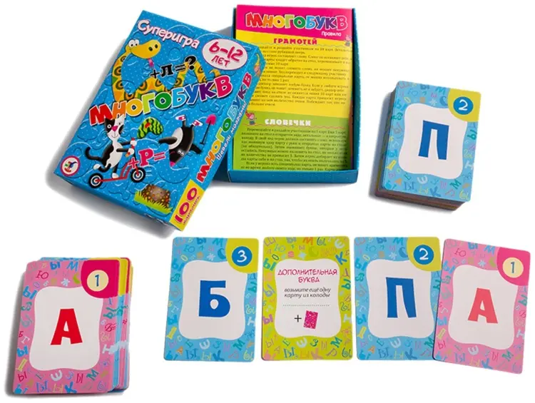 Настольная игра Дрофа-Медиа Многобукв купить,NaN