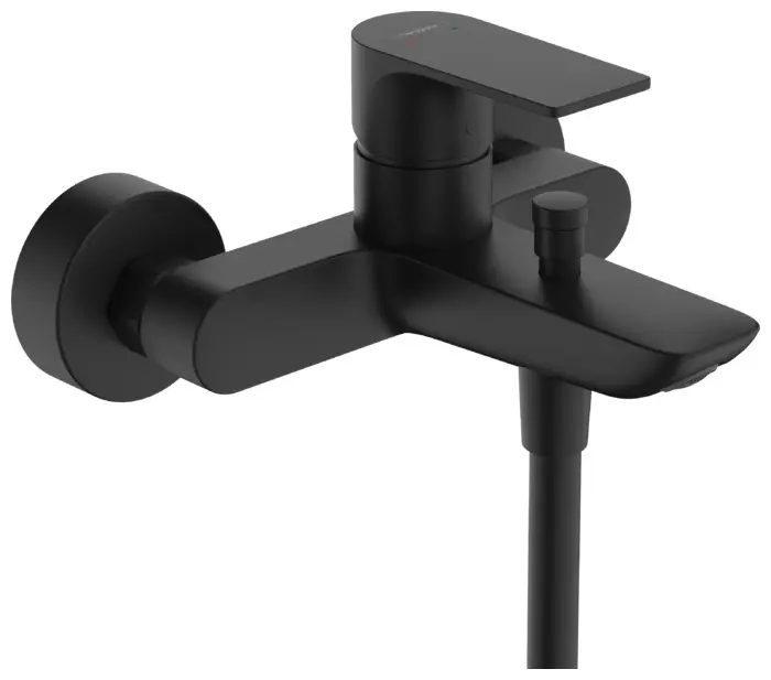 Смеситель для ванны Hansgrohe 72450670, латунь, цвет черный купить,NaN