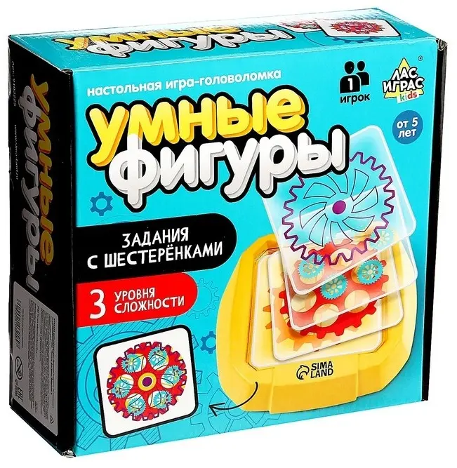Настольная игра Лас Играс KIDS Умные фигуры купить,NaN