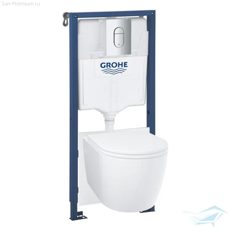 Grohe унитаз с инсталляцией Bau Ceramic Slim, санфарфор