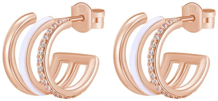 Серьги Rosato RZGA26 вес 5.62 г серебро, циркон, эмаль купить,72000