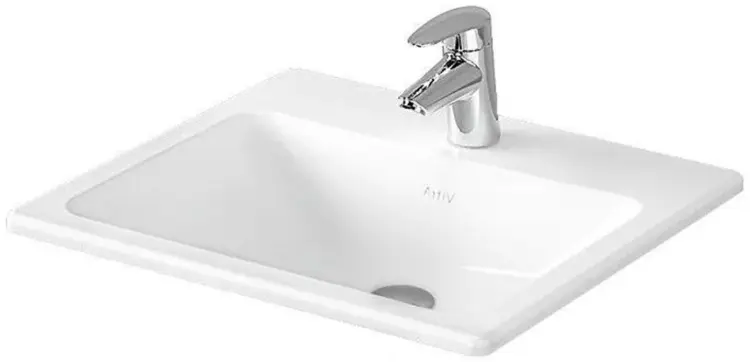 Раковина VitrA S20 5465B003-0001 накладная прямоугольная 55х45 см, санфарфор купить,NaN