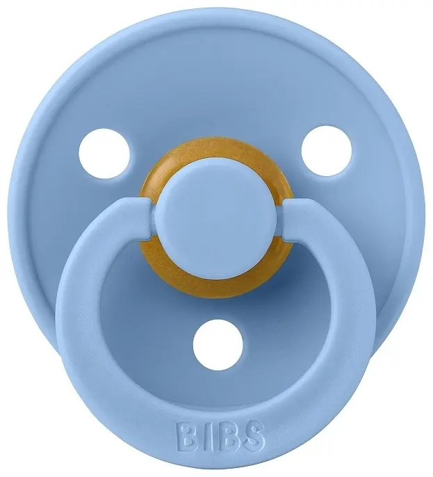 Пустышка BIBS Colour - Sky Blue 0+ месяцев, 1 шт, голубой купить,NaN