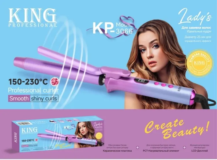 King KP-3066 плойка купить,NaN