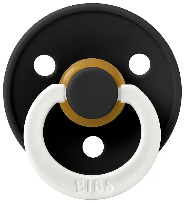 Пустышка латексная ночная BIBS Colour Glow - Black 0+ месяцев купить,NaN