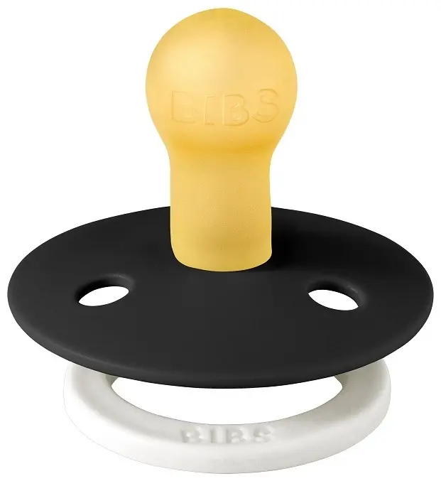 Пустышка латексная ночная BIBS Colour Glow - Black 0+ месяцев купить,NaN
