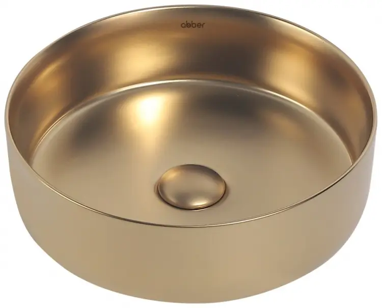 Раковина накладная 36 см Abber Bequem AC2108MMG