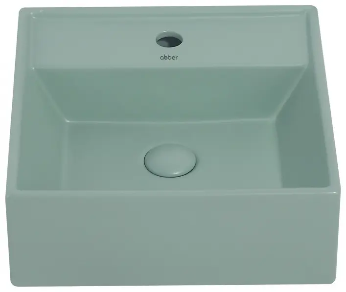 Раковина накладная 41 см Abber Rechteck AC2208MCG