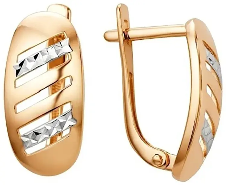Серьги Династия 001562-1012 вес 2.46 г золото, без вставок купить,167280