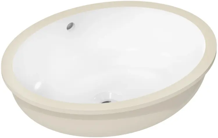 Раковина Hansgrohe Xuniva D 60152450 подстольная овальная 45х35 см, фарфор