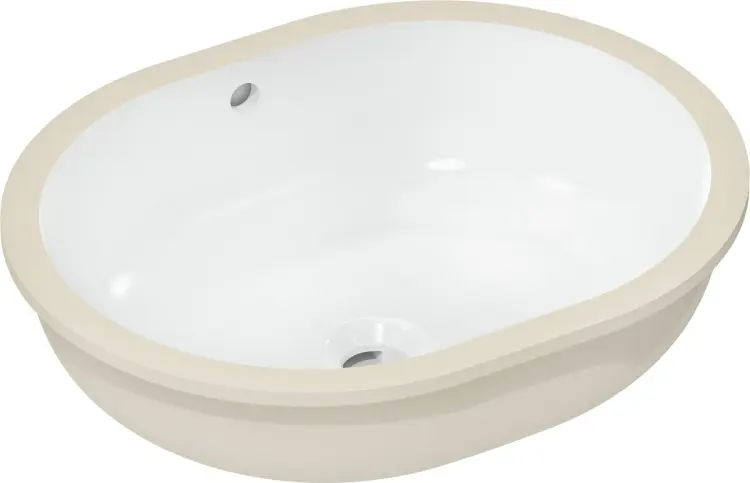 Раковина Hansgrohe Xuniva U 60153450 подстольная овальная 45х35 см, фарфор купить,NaN