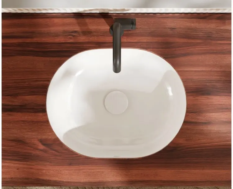 Раковина Hansgrohe Xuniva U 60153450 подстольная овальная 45х35 см, фарфор купить,NaN