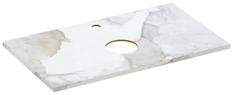 Столешница Cersanit STONE, керамогранит, искусственный камень, 77.6x44.5x2 см купить,NaN