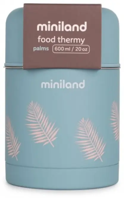 Термос Miniland Terra Thermos 89445 600 мл, металл, голубой - ForteMarket Термос Miniland Terra Thermos 89445 600 мл, металл, голубой купить,NaN