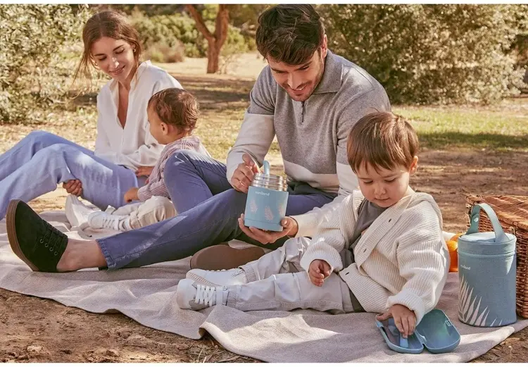 Термос Miniland Terra Thermos 89445 600 мл, металл, голубой - ForteMarket Термос Miniland Terra Thermos 89445 600 мл, металл, голубой купить,NaN