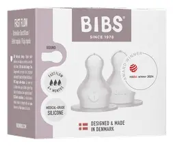 Соска для бутылочки BIBS Быстрый поток, 2 шт купить,NaN