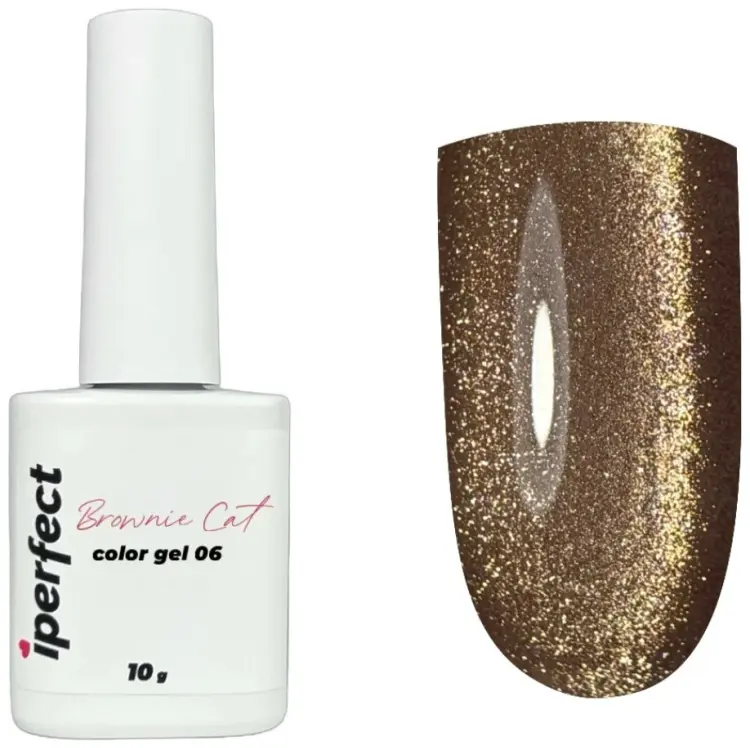 Iperfect гель-лак Brownie cat color gel 06 камуфлирующее 10 мл купить,NaN