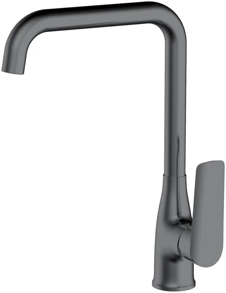 Смеситель для кухни ESKO Lagos LG06GM, нержавеющая сталь, цвет черный купить,NaN