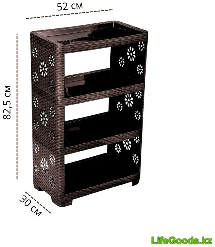 Обувница LifeGoods.kz 52x30x82.5 см, пластик купить,NaN