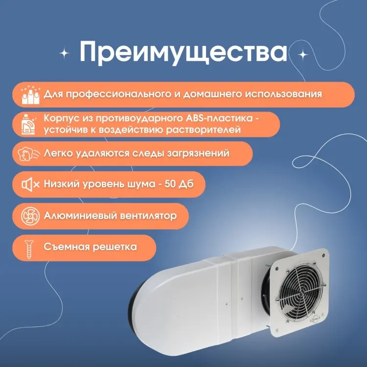 Emil вытяжка X2 60 Вт купить,NaN