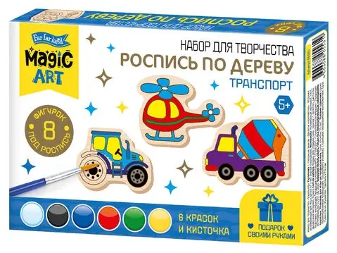 Фигурка Десятое Королевство Роспись по дереву «Транспорт» (фигурки) - ForteMarket Фигурка Десятое Королевство Роспись по дереву «Транспорт» (фигурки) купить,NaN