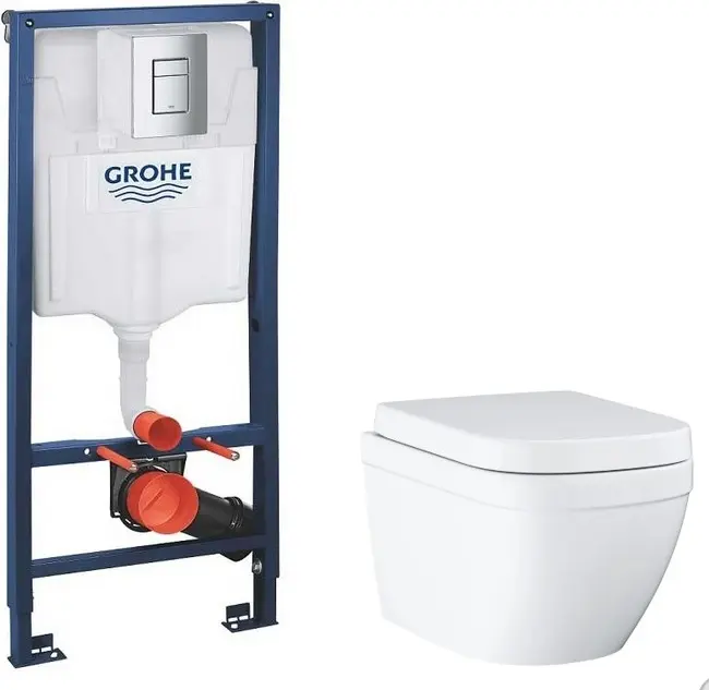 Grohe унитаз с инсталляцией 38772001, металл купить,NaN