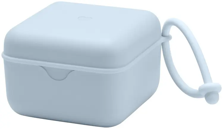 Футляр для пустышек BIBS Pacifier Box Baby Blue, 1 шт, голубой