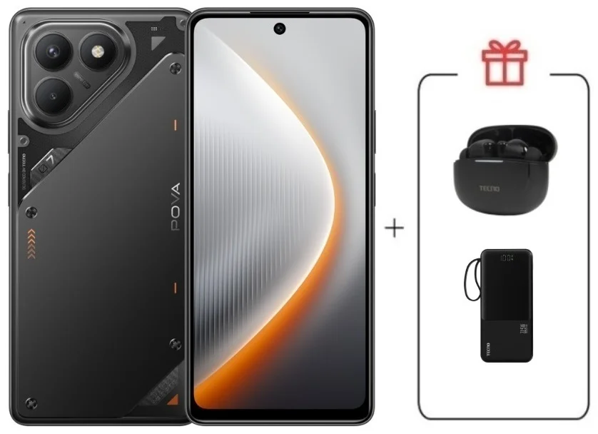 Смартфон Tecno Pova 7 Neo 8/128GB Geek Black + подарок купить,NaN