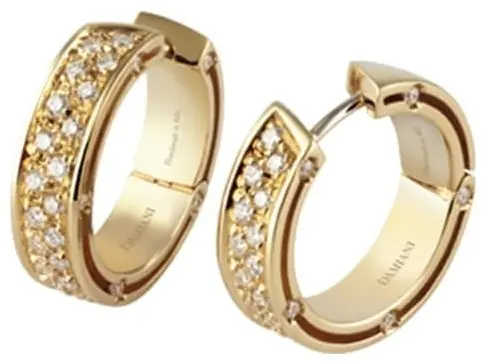 Серьги Damiani 20028499 вес 9.7 г золото, бриллиант купить,NaN