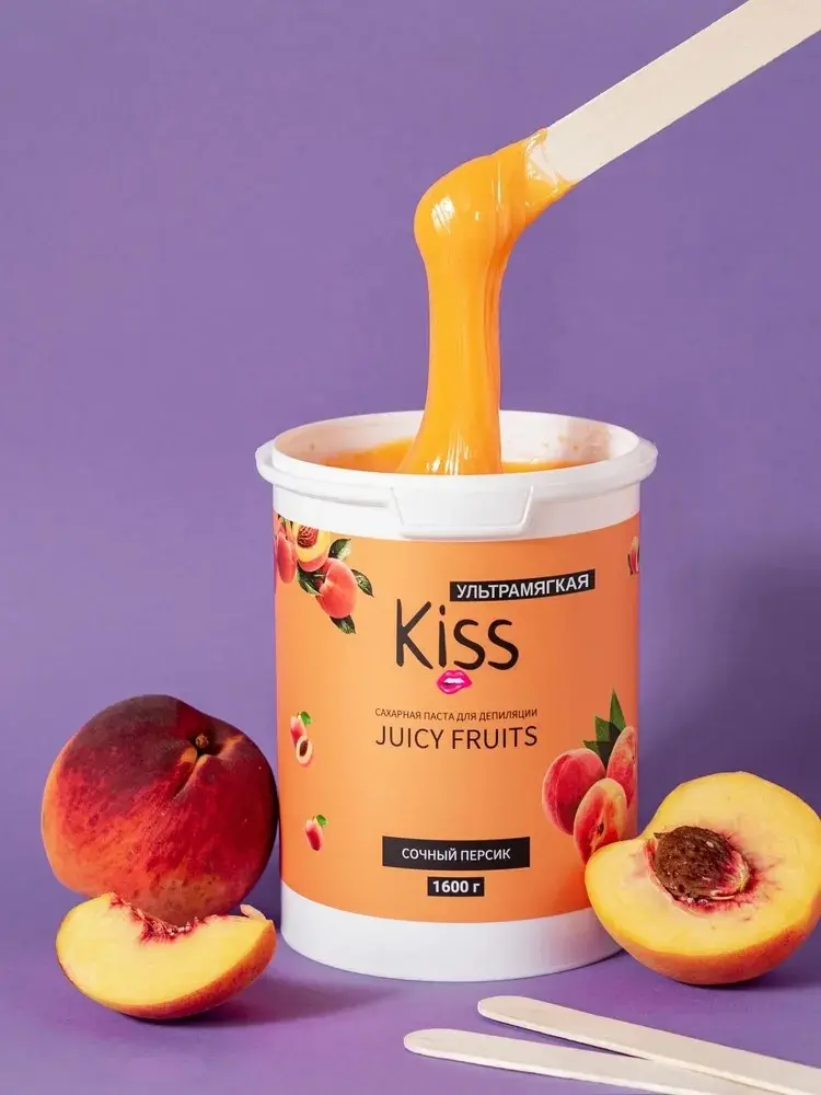 Kiss Juicy Fruits сочный персик паста, ультрамягкая 1600 г купить,NaN