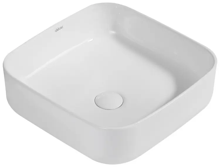 Раковина накладная 38.5 см Abber Rechteck AC2211