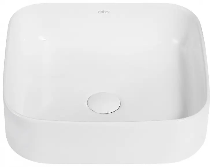 Раковина накладная 38.5 см Abber Rechteck AC2211