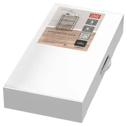 Этажерка универсальная ЗМИ Валенсия 30x65.5x120.5 см, металл купить,NaN