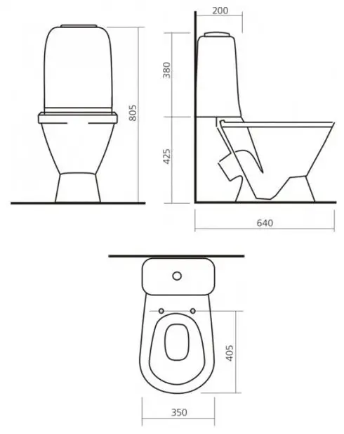 Sanita унитаз-компакт WC.CC/Samarsky/1-P/WHT.G/S1, санфарфор купить,NaN