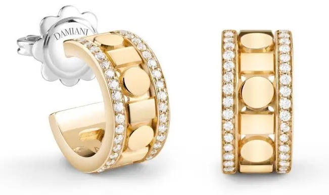 Серьги Damiani 20093332 вес 6.1 г золото, бриллиант купить,2930000