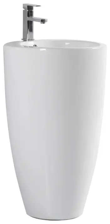 Раковина SSWW WCL3558 напольная круглая 49х49 см, керамика